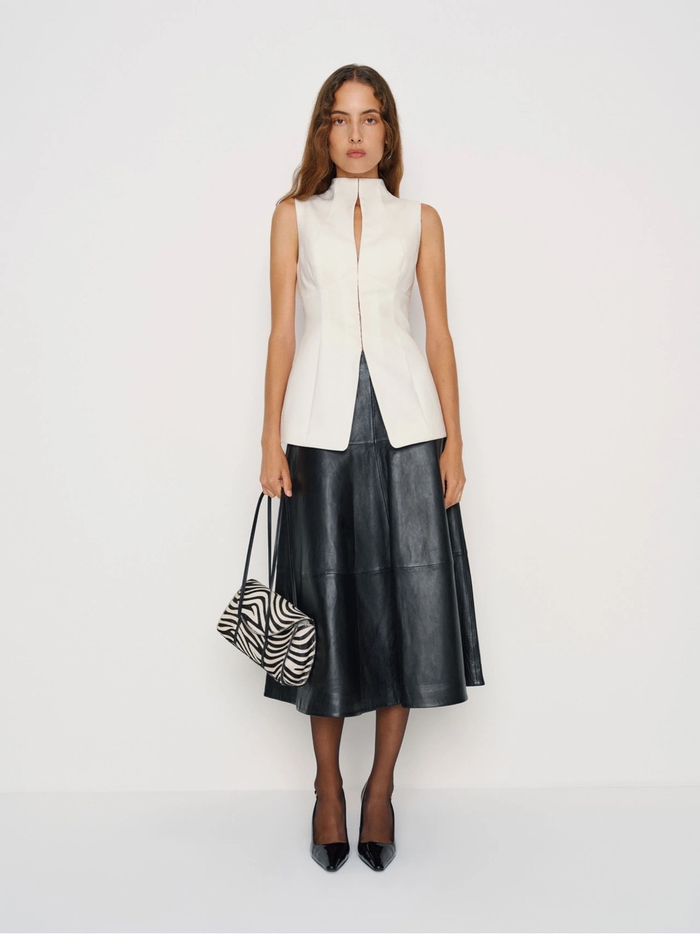 Reformation Esena Top Ivory - Size 2